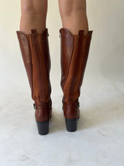 ⭐️ back to school drop | size 5 brown knee high boots