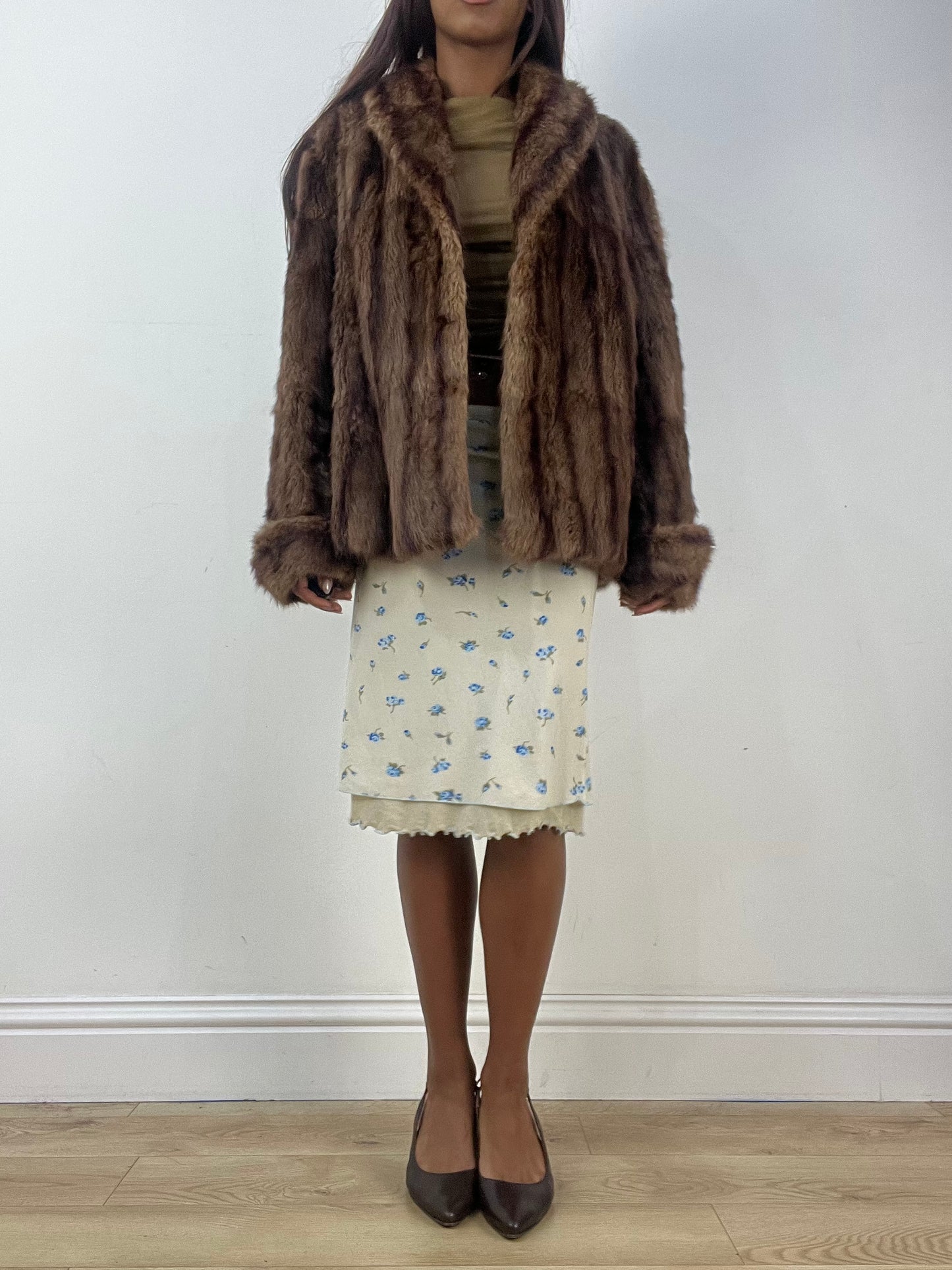BEST PICKS | medium brown collared fur coat