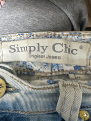 beach drop | Camisetas de pequeno azul denim micro mini