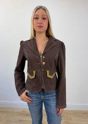 large brown blazer