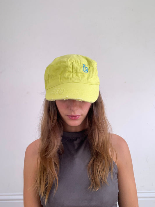 vintage edit twenty-six | yellow cargo style cap