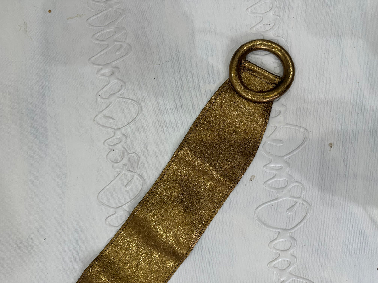 2016 edit | gold chunky statement belt