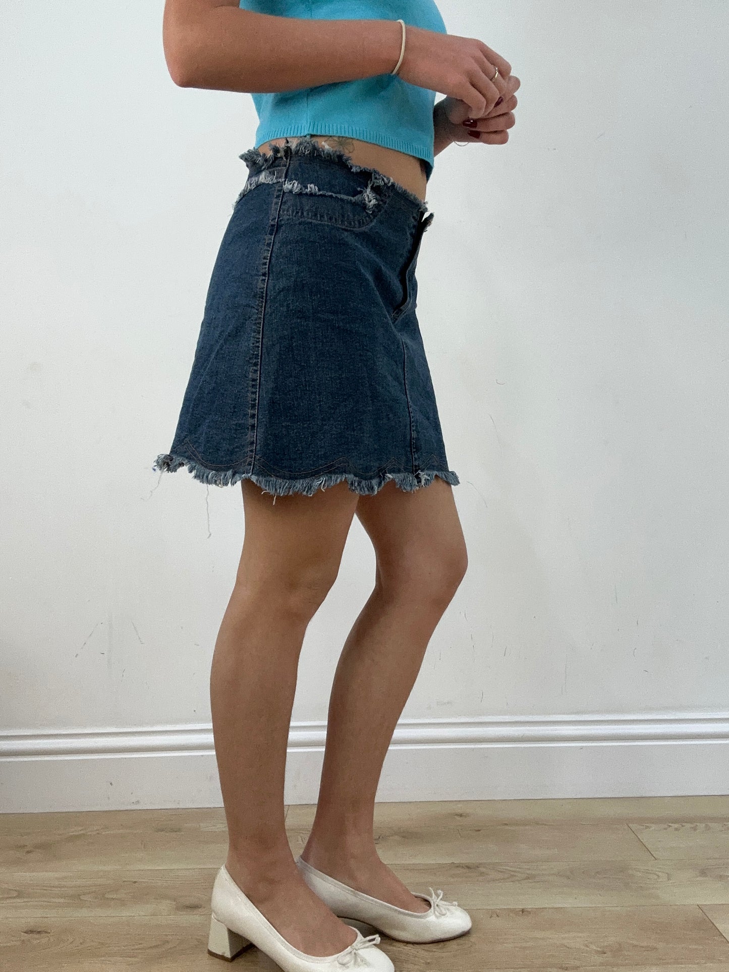 BEST PICKS | small dark wash denim skirt