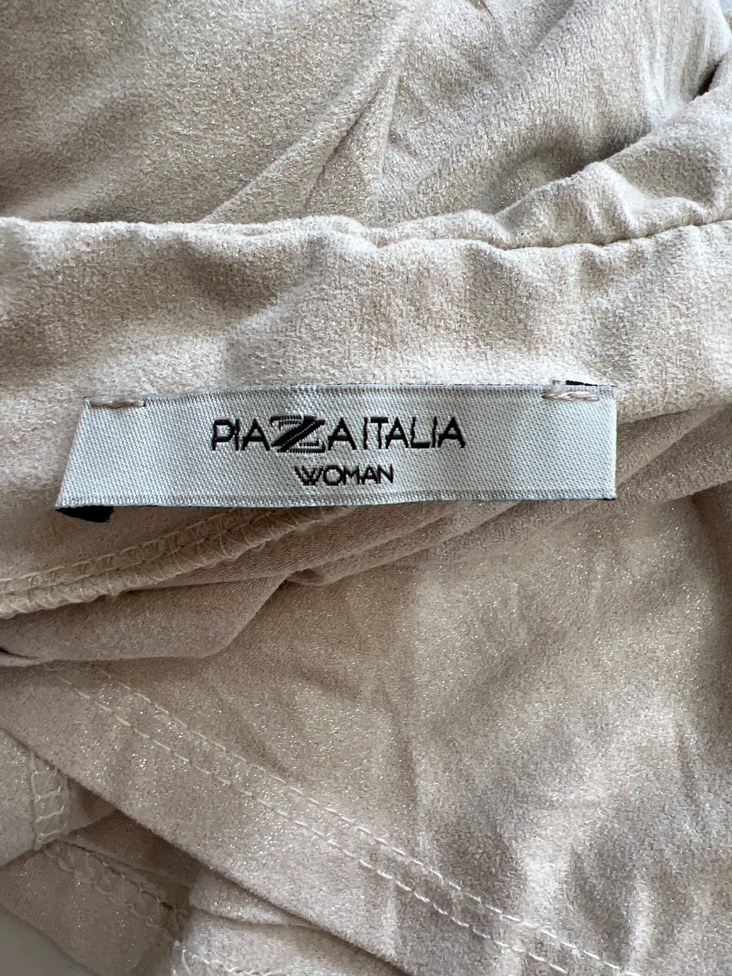 SATC drop | small beige mini skirt with tie up detail