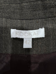 office siren | medium/large brown single-button blazer