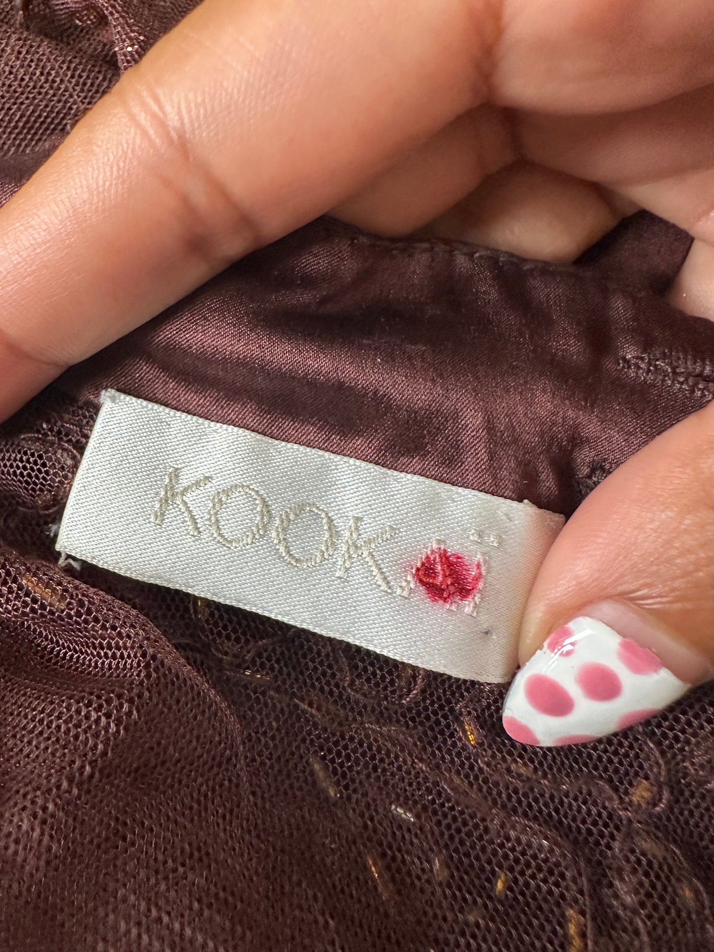 vintage edit twenty-nine | small brown kookai cami
