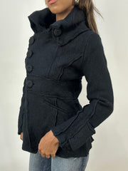 BEST PICKS | small black fitted jacket with asymmetric buttons