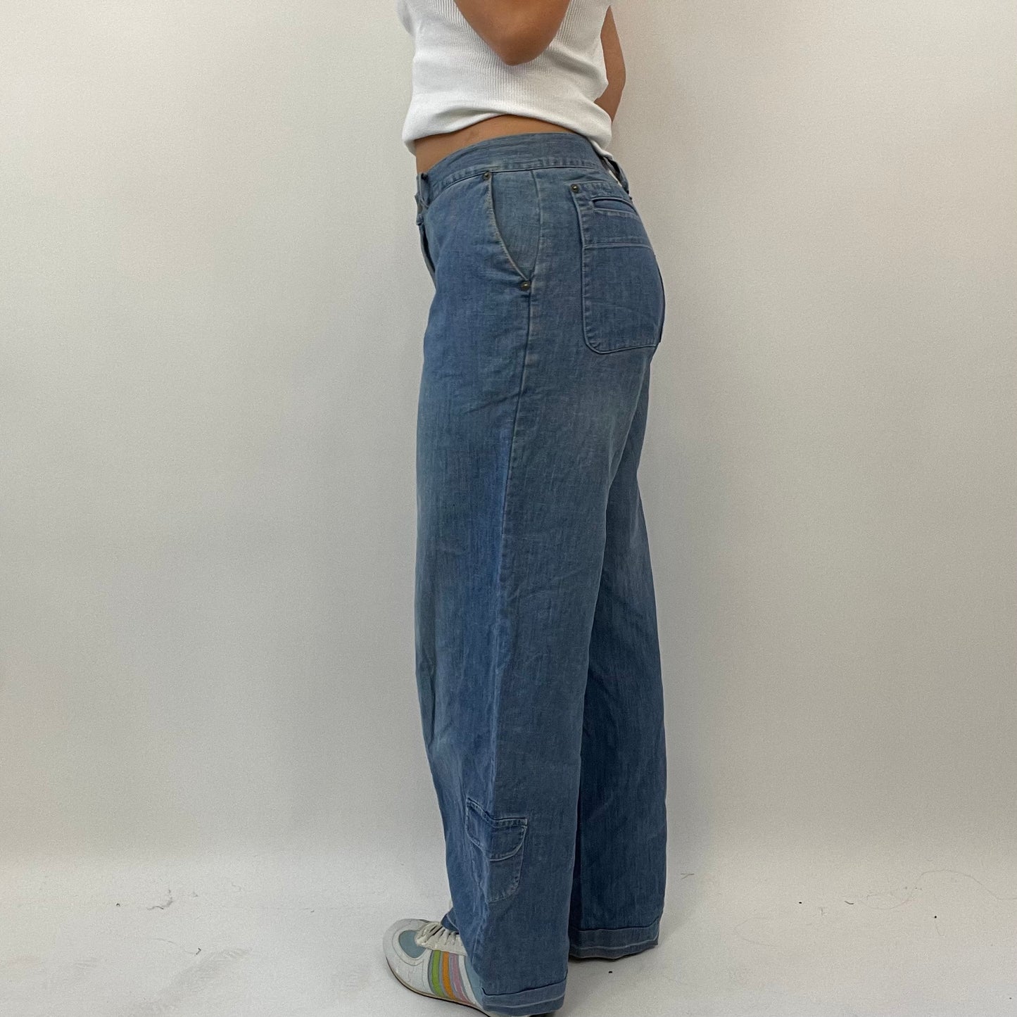 BEST PICKS | small denim wide leg jeans