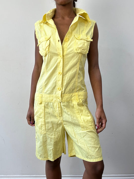 BEST PICKS | medium yellow button up jumpsuit