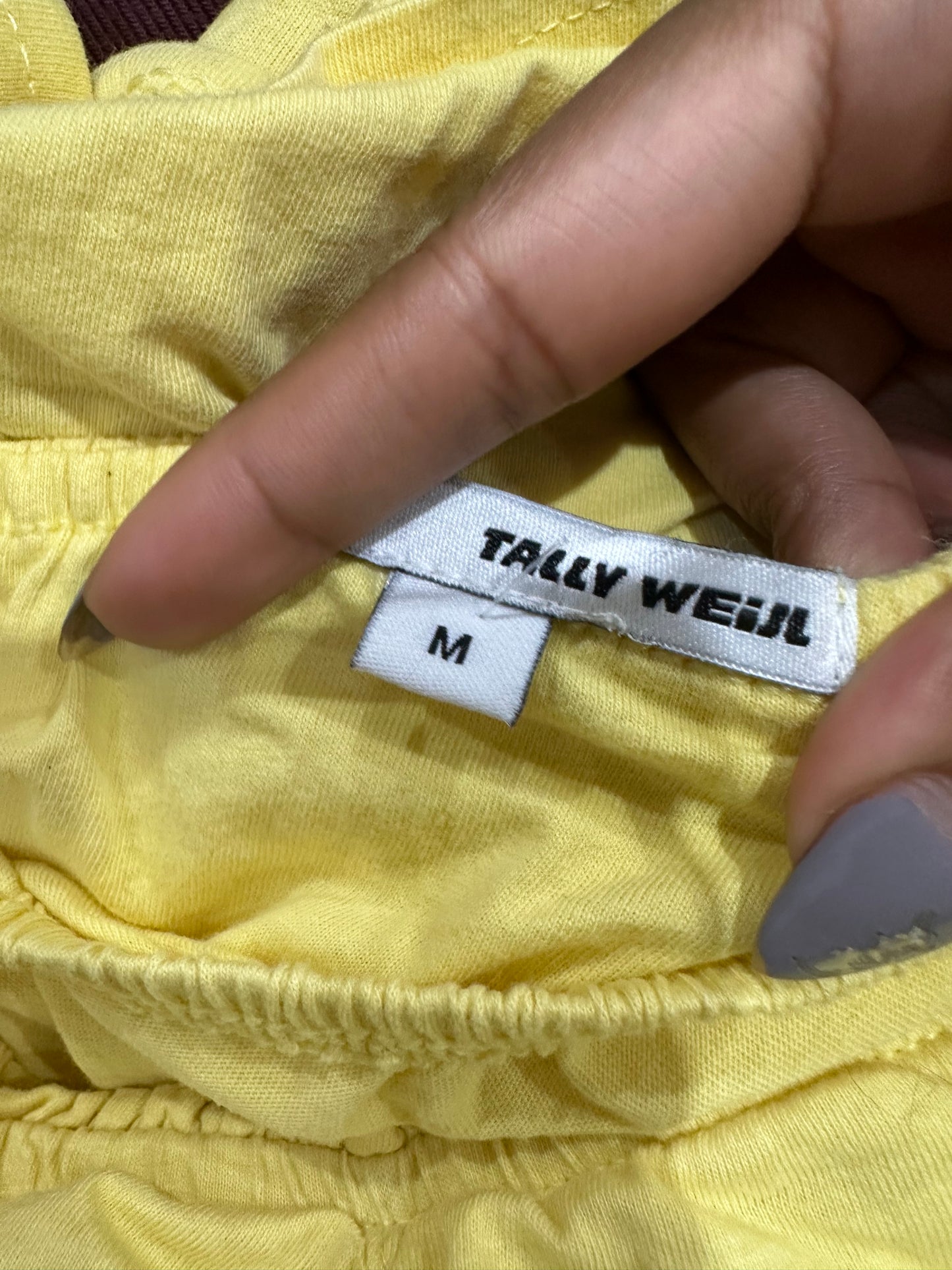 spring edit | small/medium yellow bandeau top