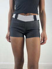 ‼️💻 grey and black mini shorts