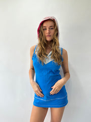 athleisure edit | small blue nike zip up playsuit