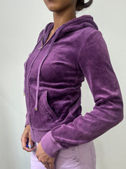 spring edit | small purple juicy couture velour hoodie