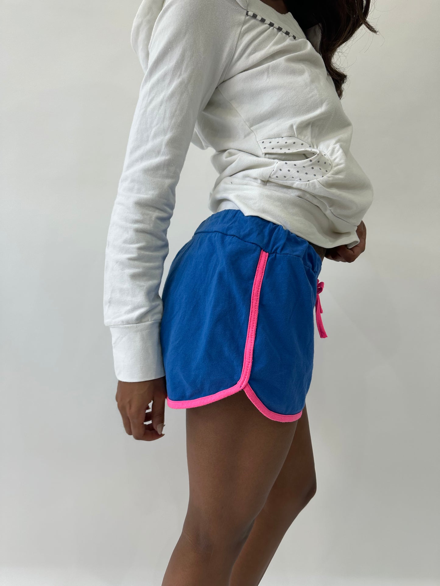 athleisure edit | small blue and pink nike shorts