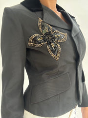 BEST PICKS | صغيرة/متوسطة السوداء Miss Dior Blazer