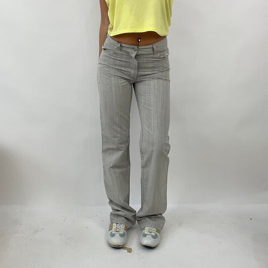 💻VINTAGE GEMS DROP | small grey moschino stripy trousers