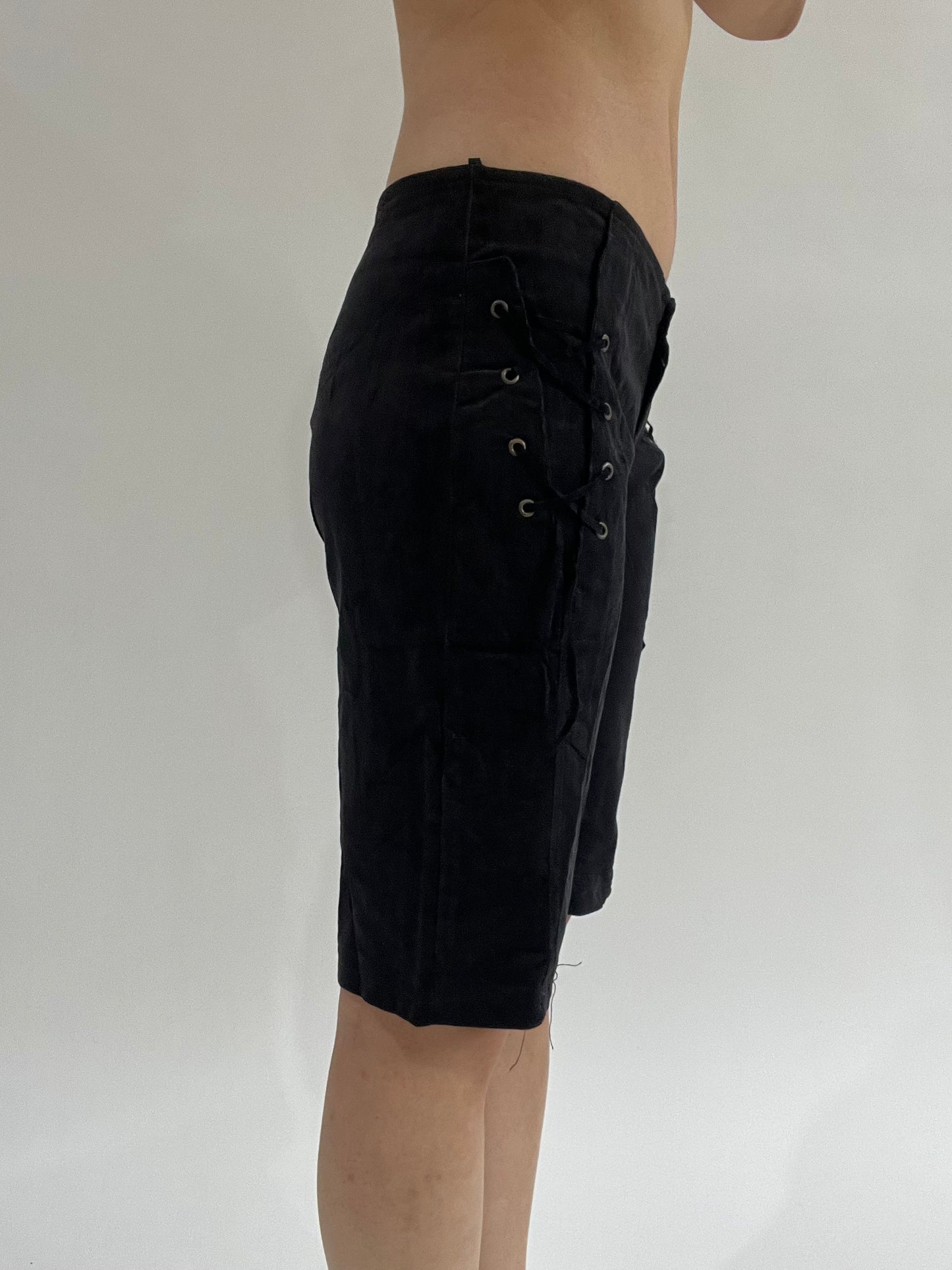 ‼️ | black corduroy shorts