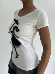 BEST PICKS | S码 Moschino 白色 T恤 配 lady design