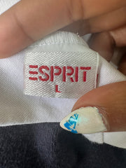 sailor drop | S码 蓝色 和 白色 esprit 条纹 上衣