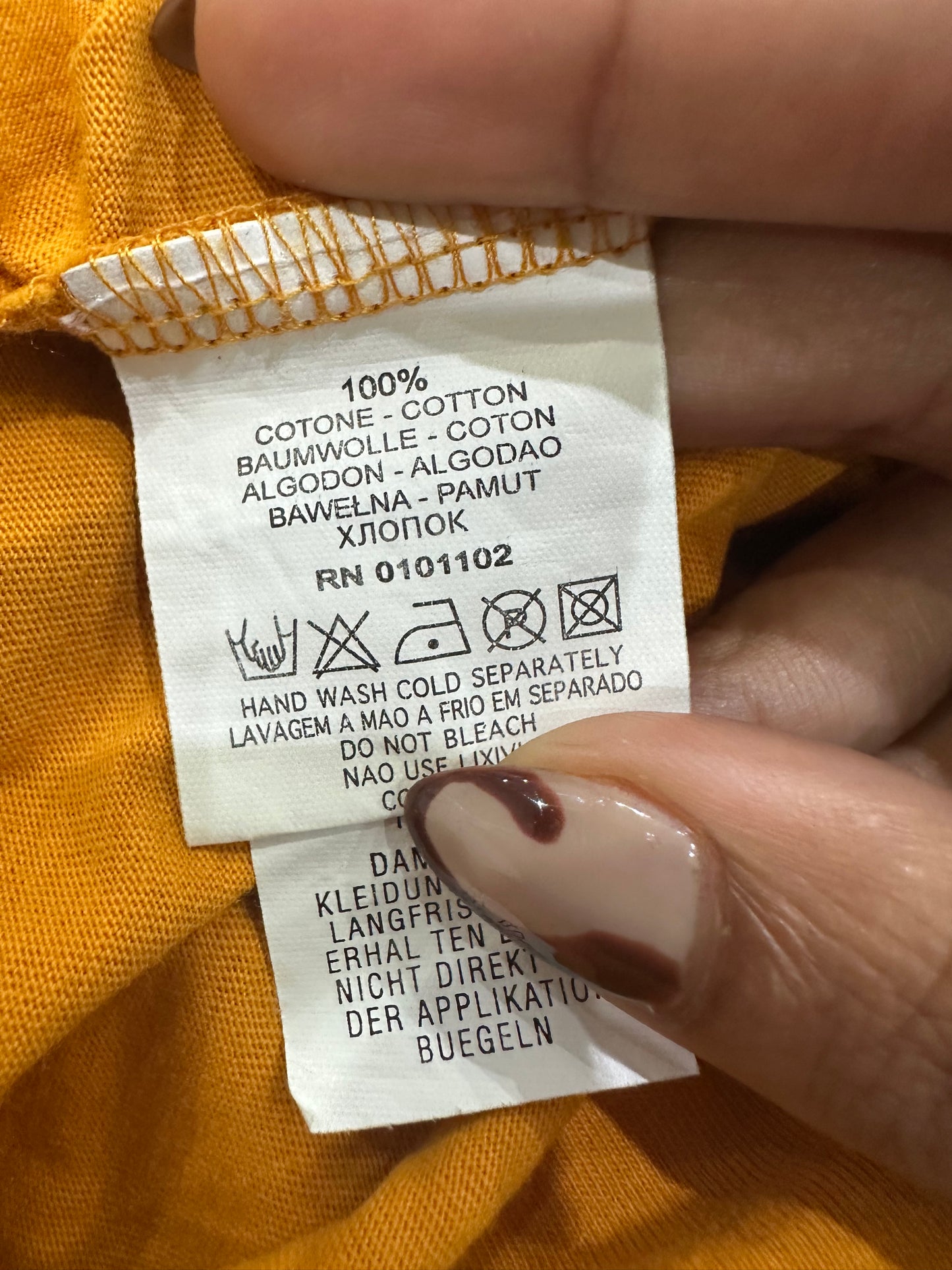 midsummer edit | small orange short sleeve top with sequin embellishment