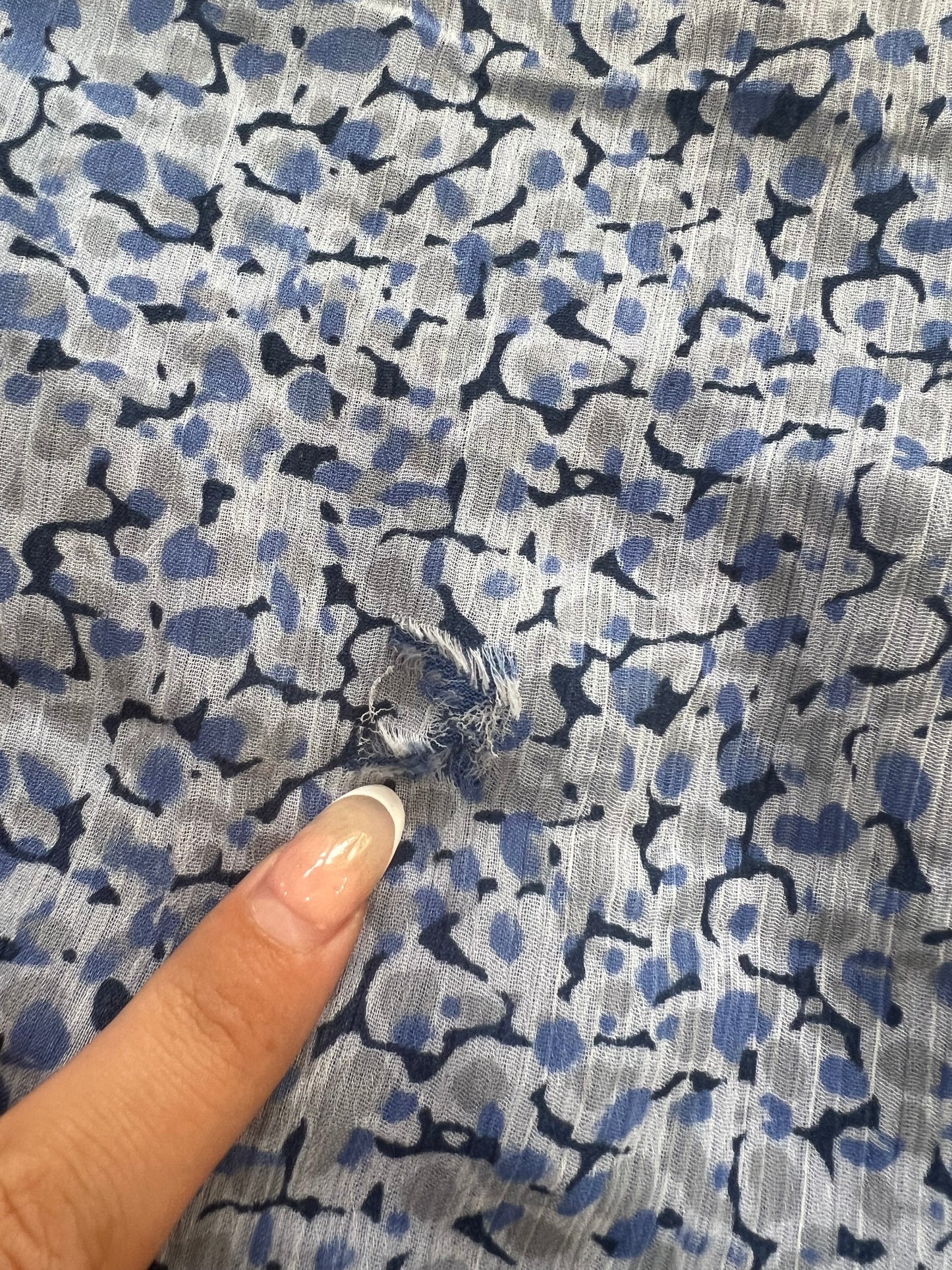 🪡SATC drop | medium blue patterned dress