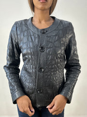 BEST PICKS | small black leather fitted jacket