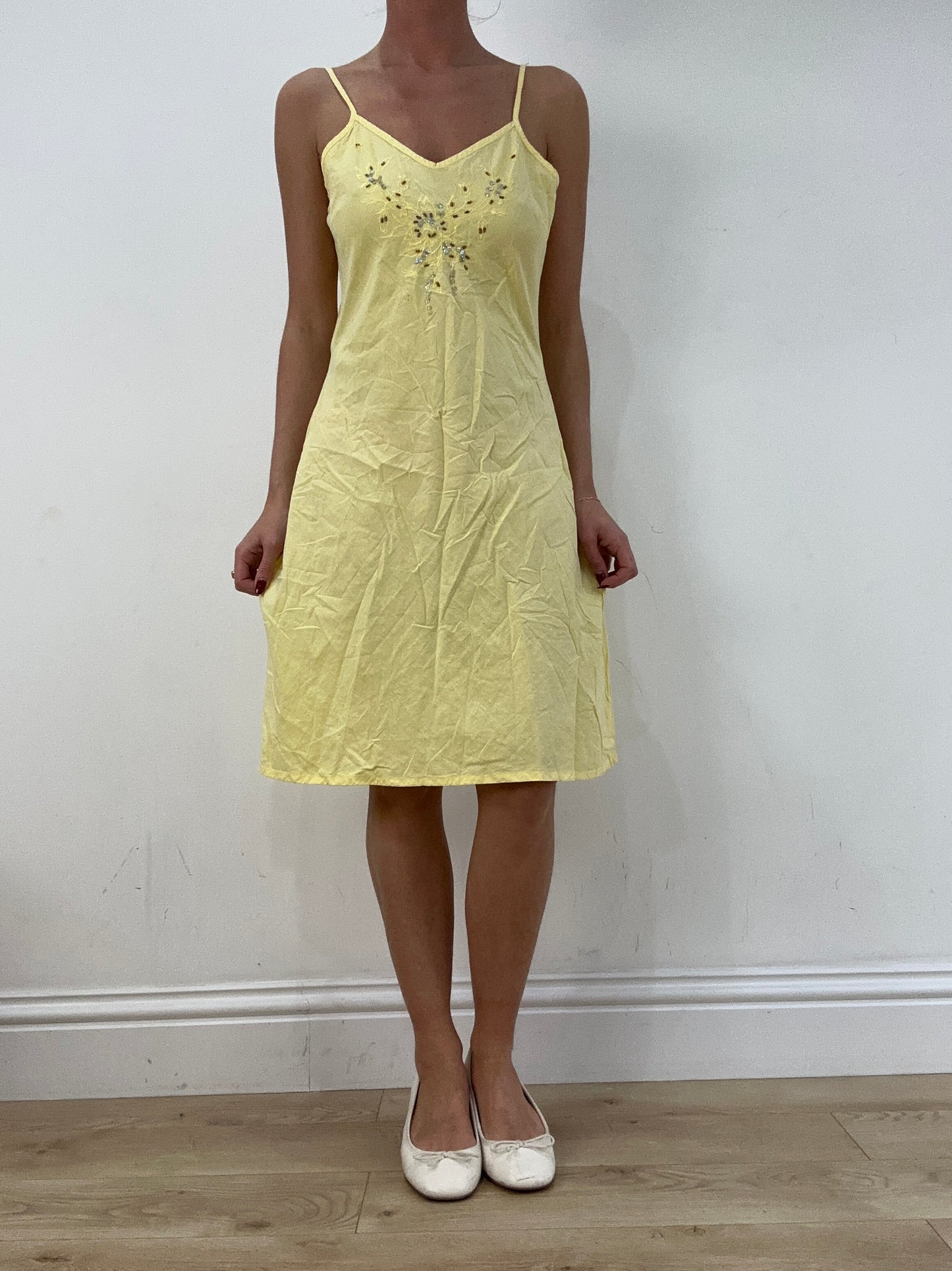 BEST PICKS | medium yellow linen midi dress