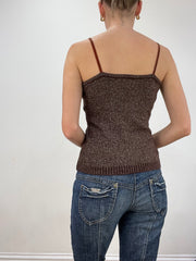💻BEST PICKS | small brown knitted cami