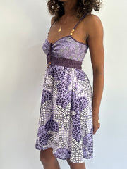 beach drop | taille: S · couleur: violet · article: robe · détails: à motifs + longueur mini + only