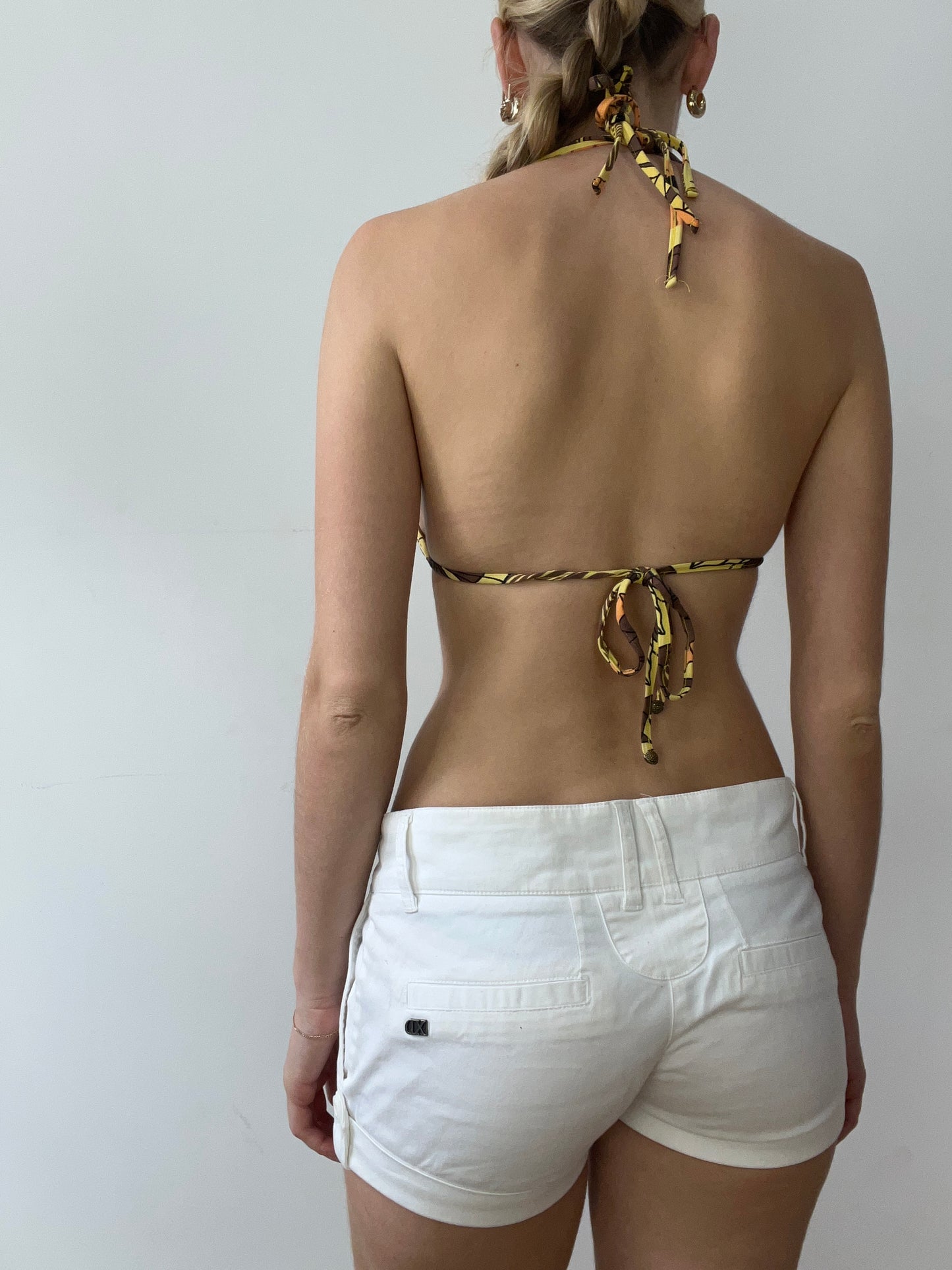 vintage edit thirty | small orange and brown calzedonia bikini set