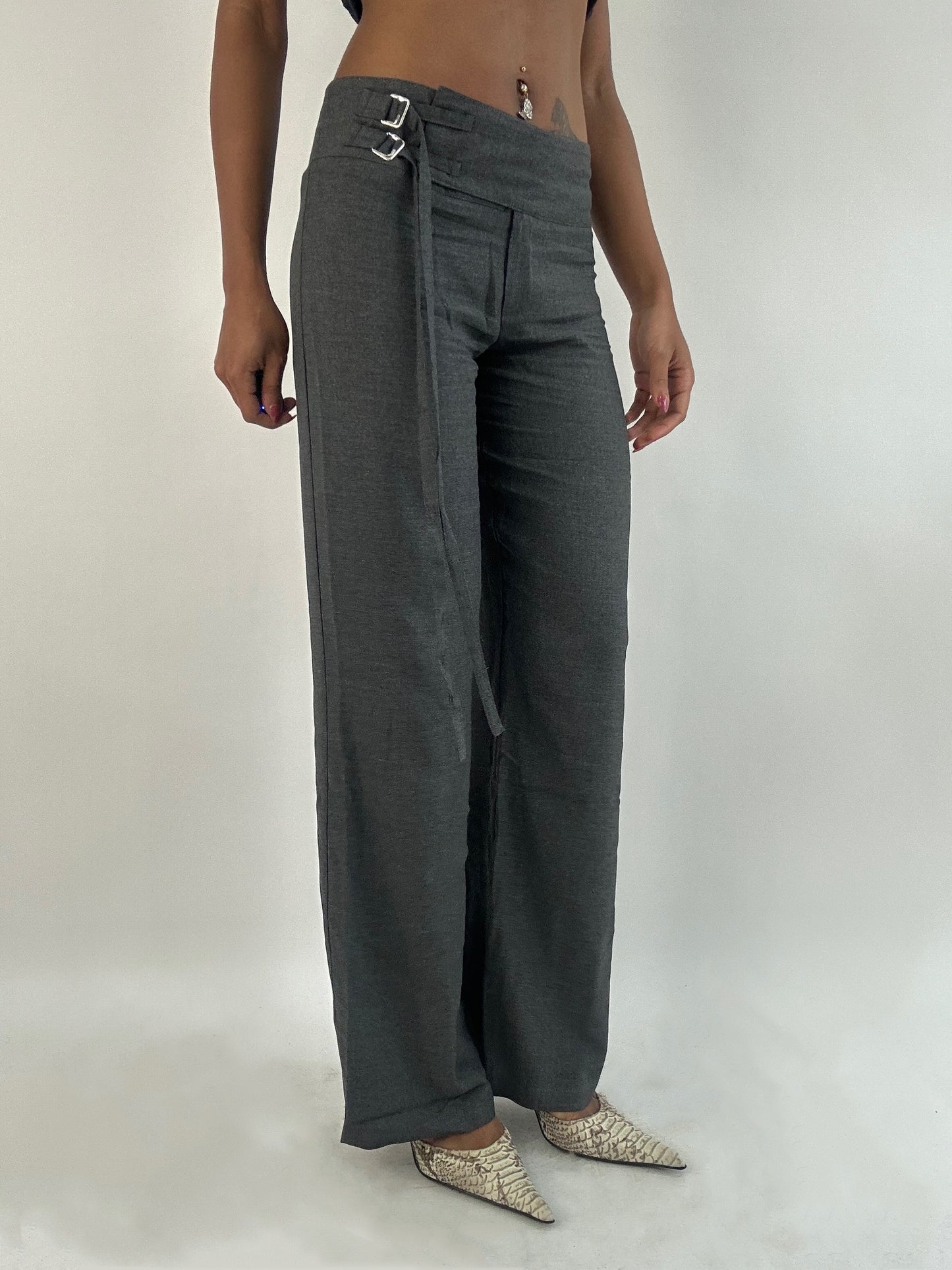 the lucia trousers in wolf grey