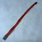 ⭐️💻 | cinturón de nylon naranja de una talla con hebilla con cuentas de plata