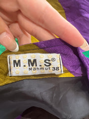 SATC drop | taille: S · couleur: noir + violet · article: jupe · détails: longueur midi