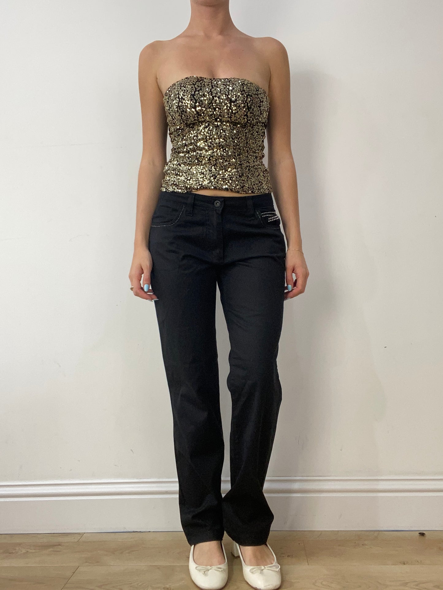 vintage edit thirty | small black dolce and gabbana jeans