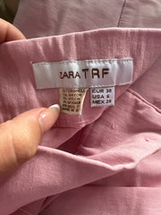 🪡 SATC drop | pequeño pantalón acampanado de zara de etiqueta vieja rosa