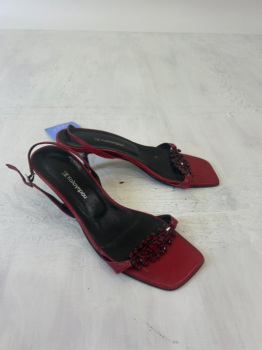 SATC drop | UK 6 red heels