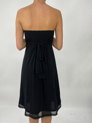 💚 TAYLOR SWIFT DROP | medium black bandeau midi dress with sequins
