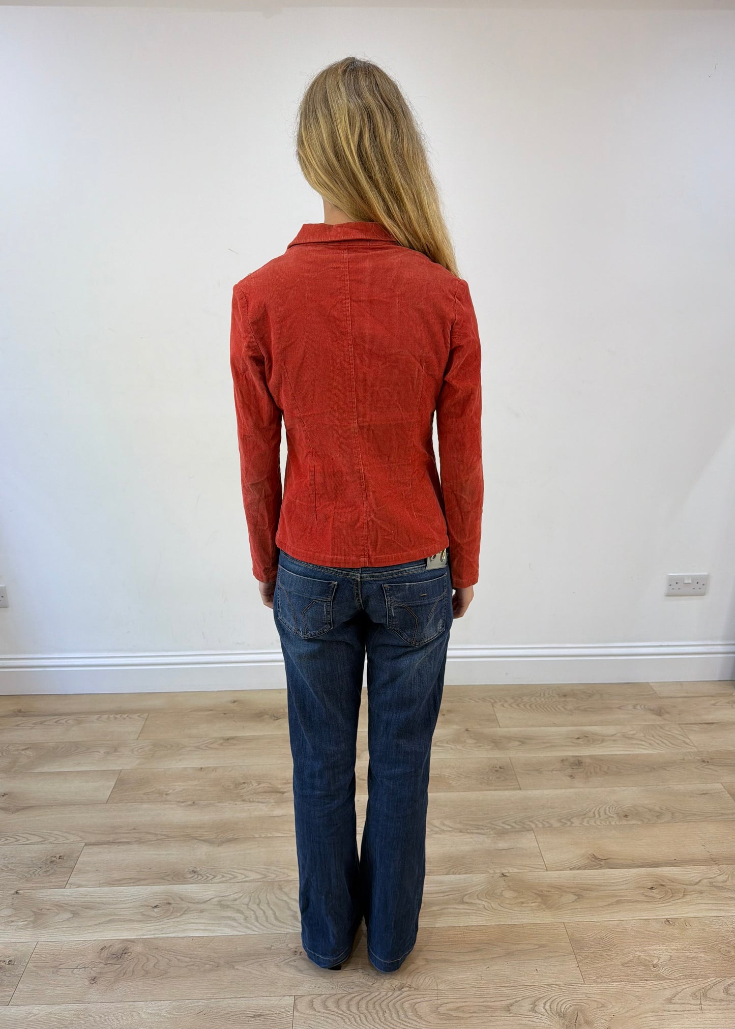 medium orange blazer