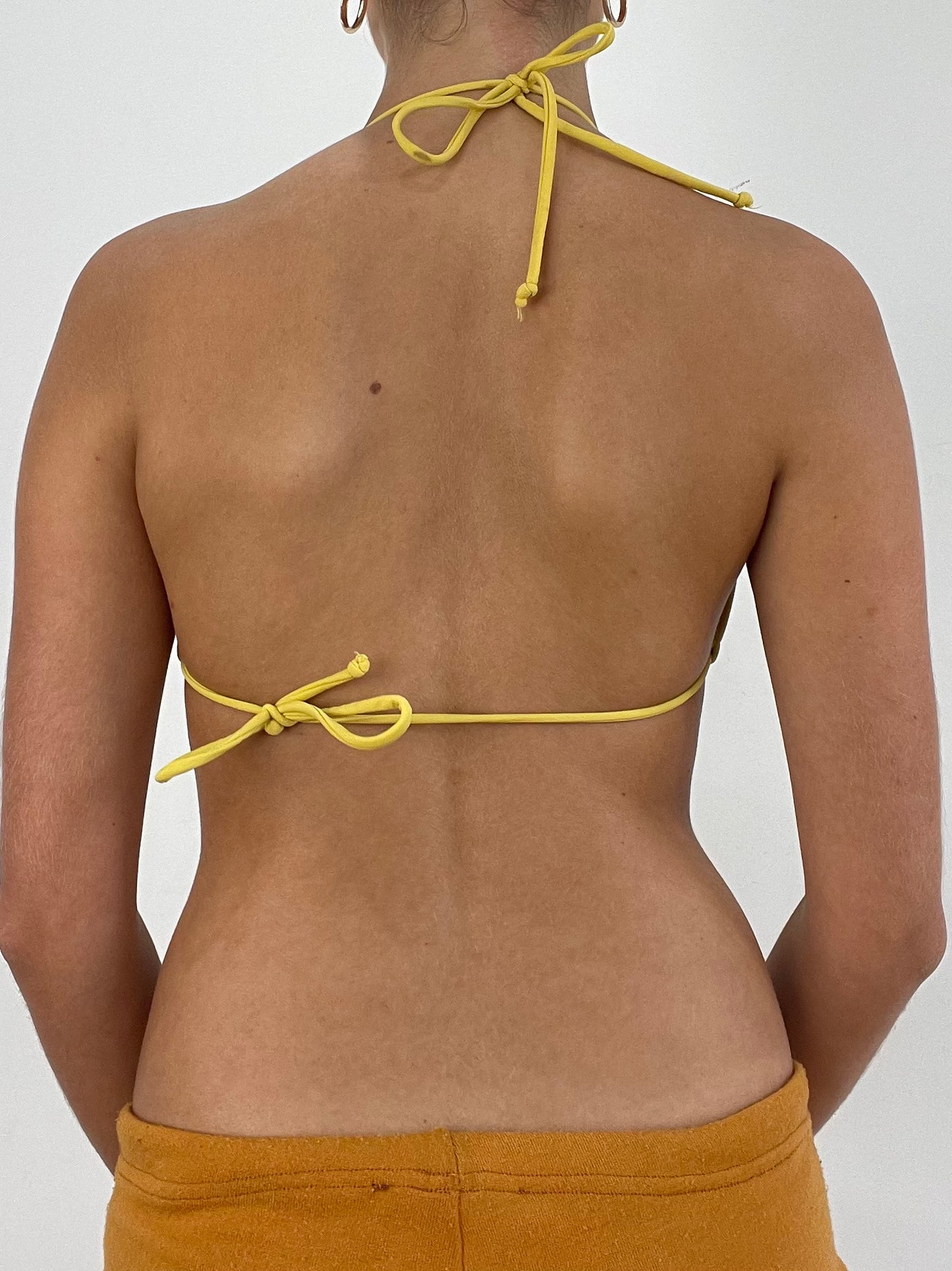 VINTAGE PICKS | small yellow and green bikini set