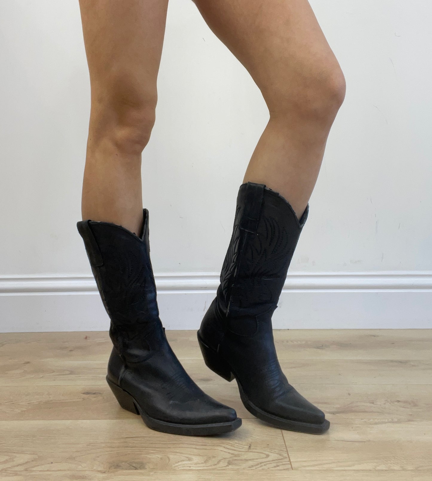 ⭐️ BEST PICKS | uk 3 black leather cowboy boots