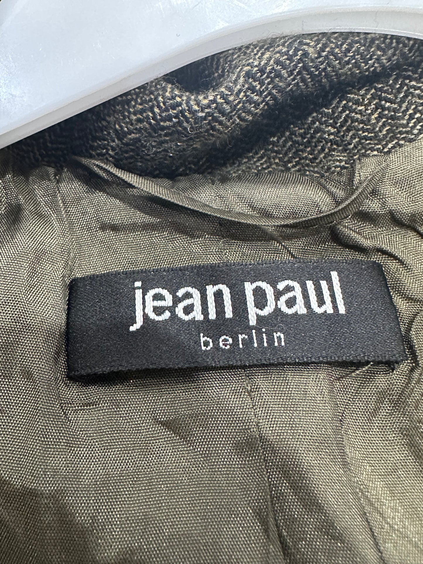 western edit | small brown jean paul gaultier button up jacket top