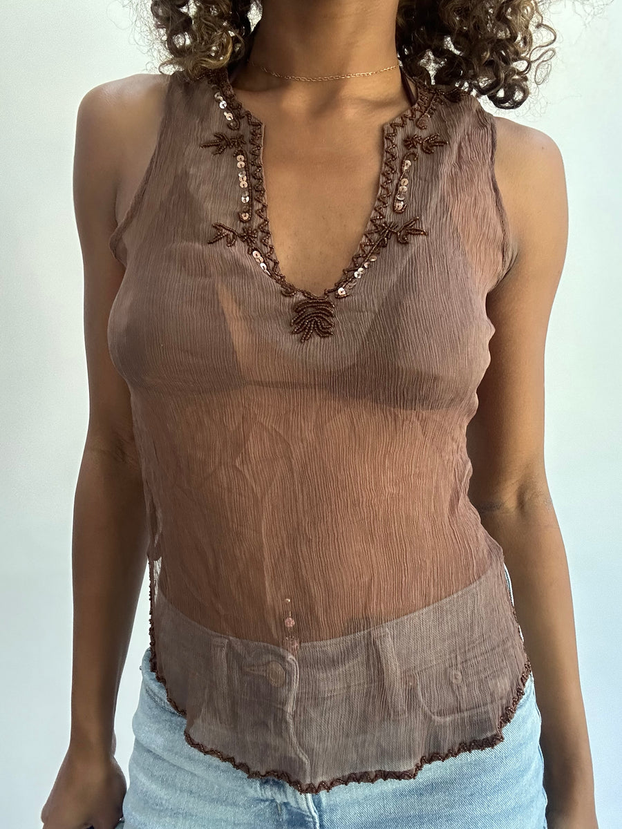 beach drop | Pequeno cobre de cor branca tanque vestido superior das mulheres