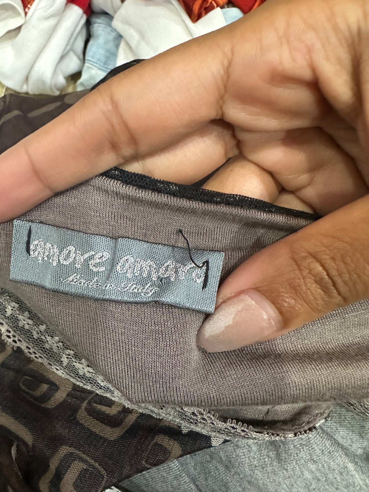 AUTUMN EDIT | medium grey cami top with mesh overlay