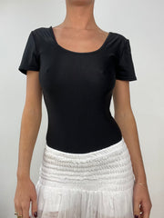 💻BALLETCORE | medium black short sleeve bodysuit