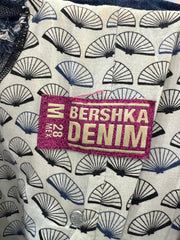 💻BEST PICKS | الزرقاء المتوسطة العلامة القديمة bershka قميص أسلوب