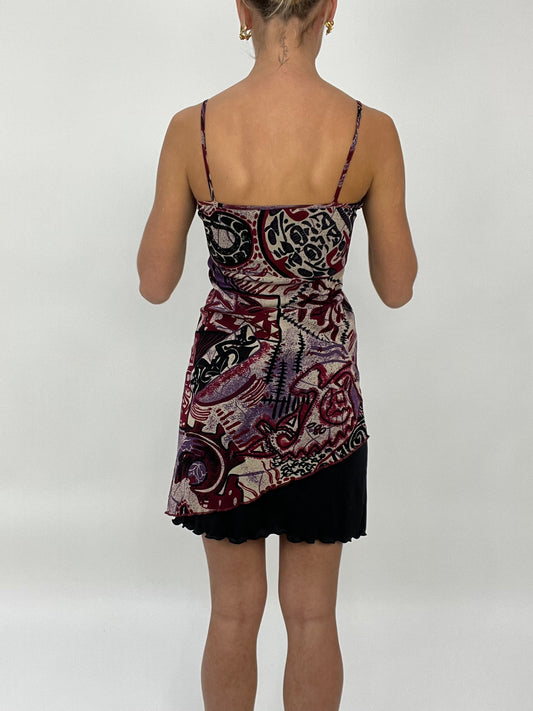 COCONUT GIRL DROP | taille: S · couleur: noir · matière: résille · article: robe · détails: abstrait + motif + surcouche