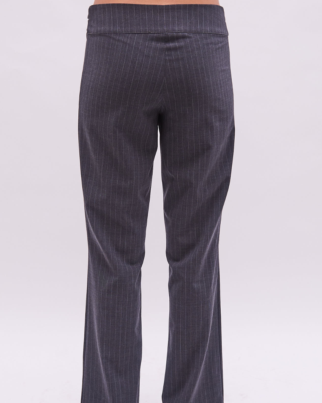 the emilia trousers in pinstripe grey