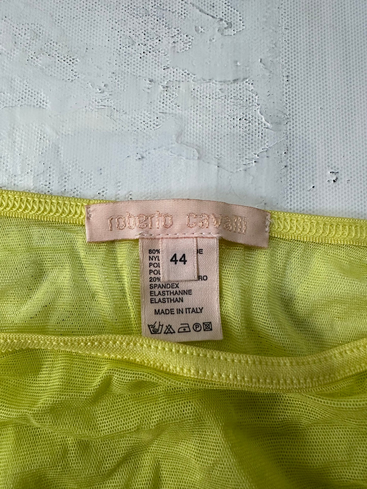 vintage edit: valentine’s day | large yellow roberto cavalli underwear