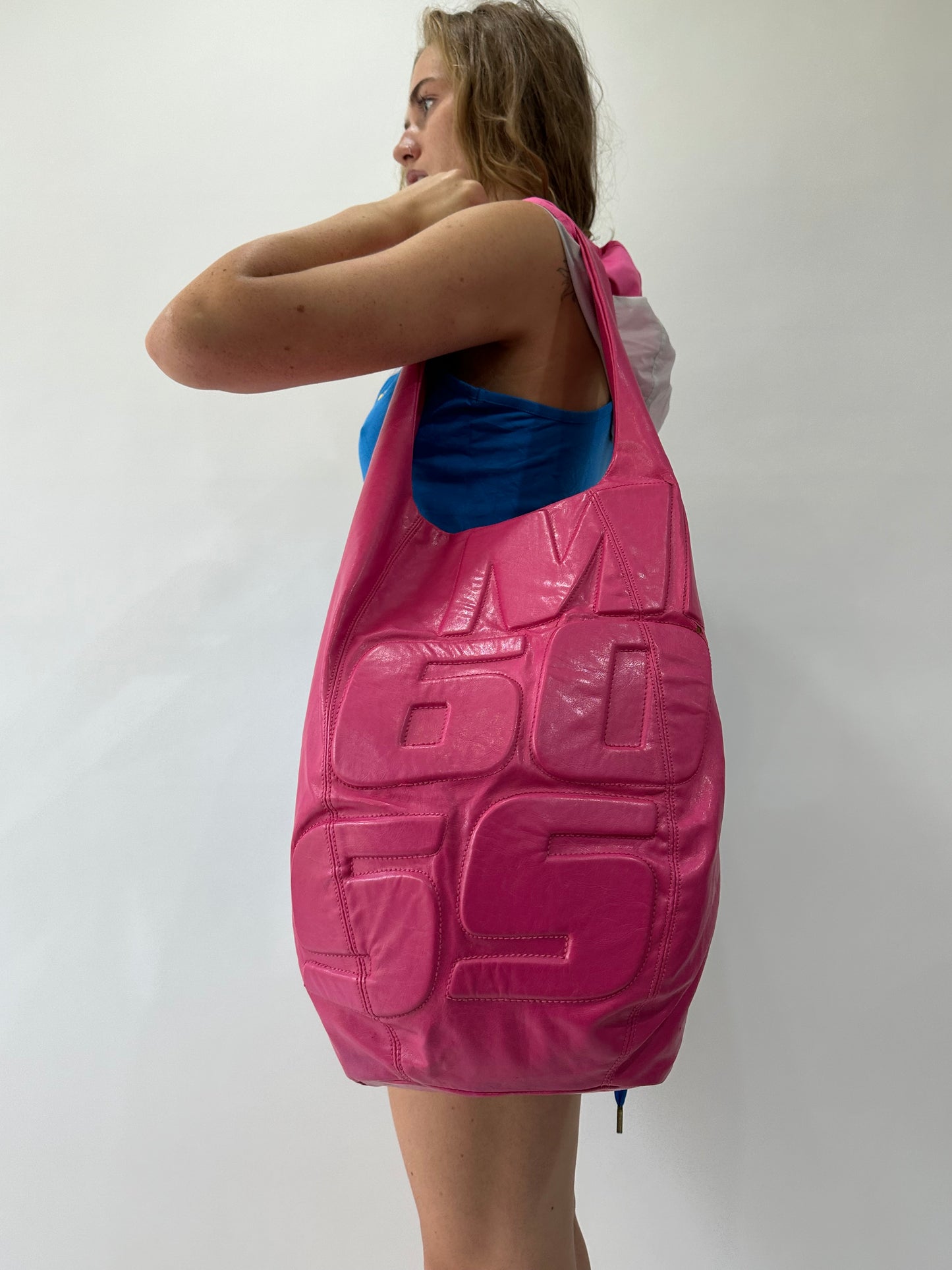 athleisure edit | pink miss sixty oversized shoulder bag