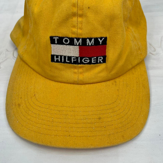 POSH AND BECKS DROP | yellow tommy hilfiger cap